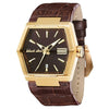 Black Dice Unisex Roller with Silver Dial and Leather Strap Watch