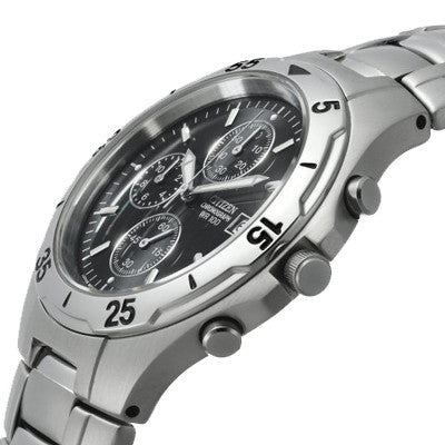 Citizen Men_s Chronograph Stainless Steel Watch #AN3160-50E