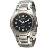 Citizen Men_s Eco-Drive 180 WR100 Titanium Bracelet Watch #BM6060-57F